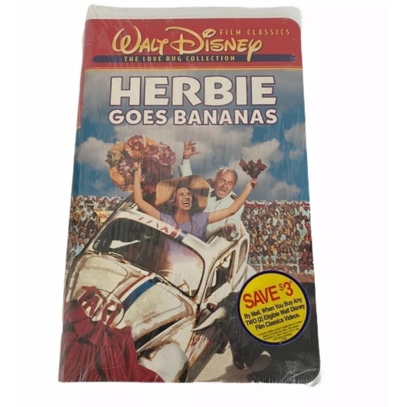 Lot of 3 VHS Walt Disney Vintage Movies Herbie Jumanji Hunchback of Notre Dame - Picture 7 of 7